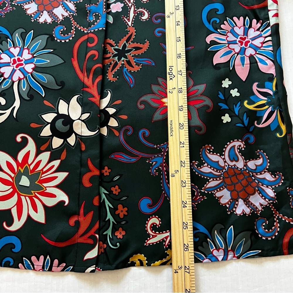 Tory Burch 100% Silk Floral Print Long Sleeve Button Down Blouse Top 8 - Picture 16 of 16